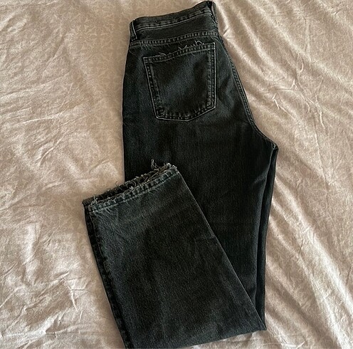 Zara siyah denim pantolon