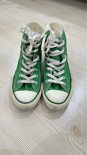 Orijinal yeşil kadın converse