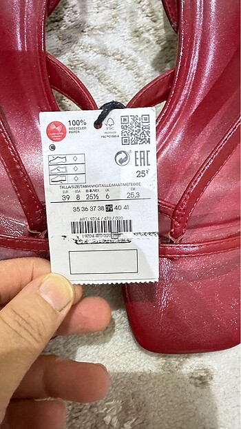 39 Beden bordo Renk Stradivarius koyu kırmızı ayakkabı