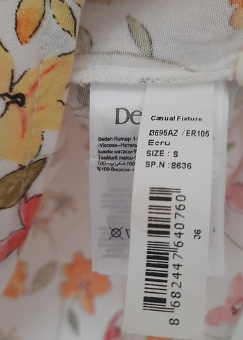 36 Beden beyaz Renk Çiçek Desenli Bohem Kadın Bluz