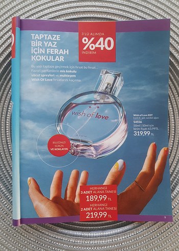 Beden Avon Wish of Love Kadın Parfümü