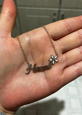 Altın Renk gümüş  Kadın Kolye - Görsel 3