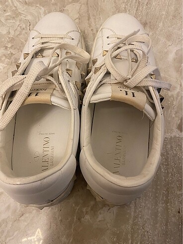 39 Beden beyaz Renk Valentino rockstud sneakers