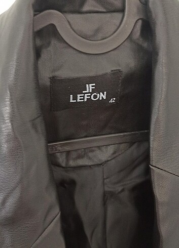 42 Beden LF LEFON VEGAN DERİ ÇEKET