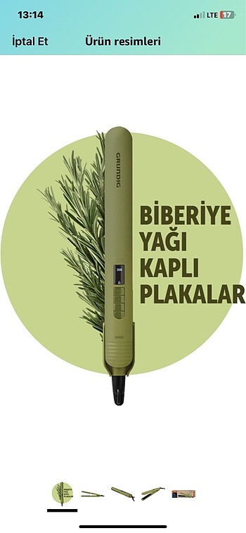 Grunding Grundig Botanical Düzleştirici