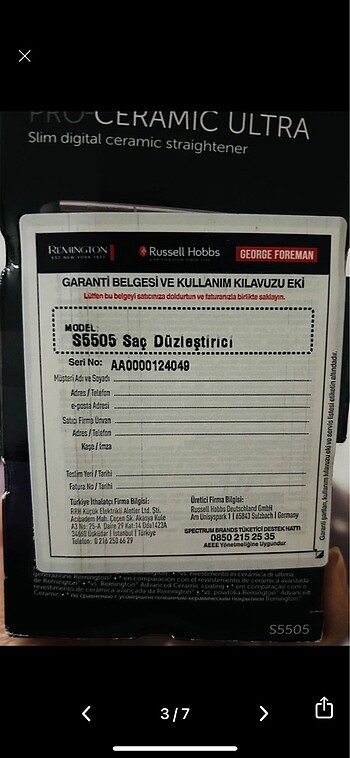 Remington S5505 pro ceramic düzleştirici