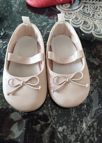 Kız Çocuk Bej Babet Fiyonk Detaylı - Görsel 2