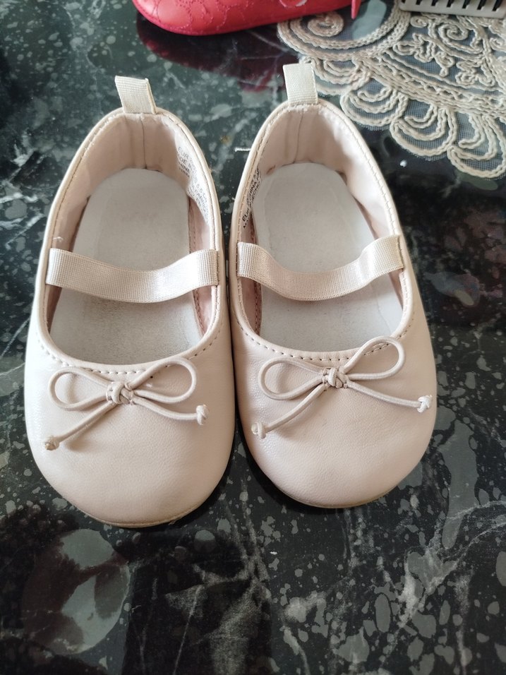 Kız Çocuk Bej Babet Fiyonk Detaylı - Görsel 2