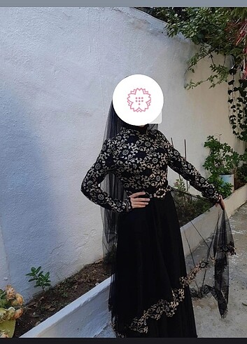 Uzun elbise 38 beden 
