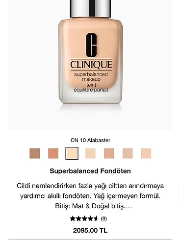 CLINIQUE FONDÖTEN