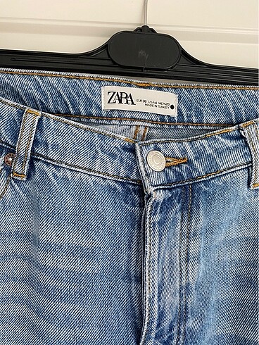 36 Beden Zara yırtmaçlı kot pantolon