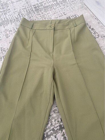 38 Beden Yeşil kumaş pantolon