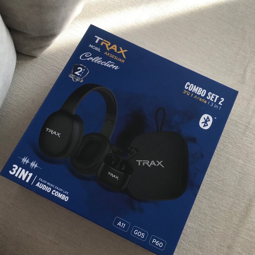 TRAX Siyah Kablosuz Kulaklık Seti - Görsel 3