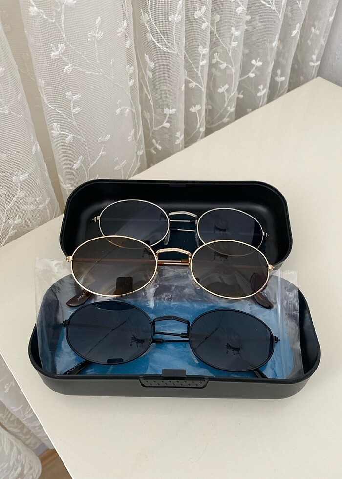 3 lü set güneş gözlüğü - Görsel 2