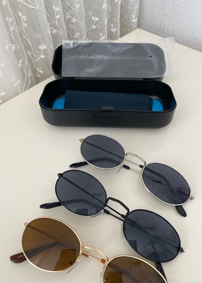 3 lü set güneş gözlüğü - Görsel 3