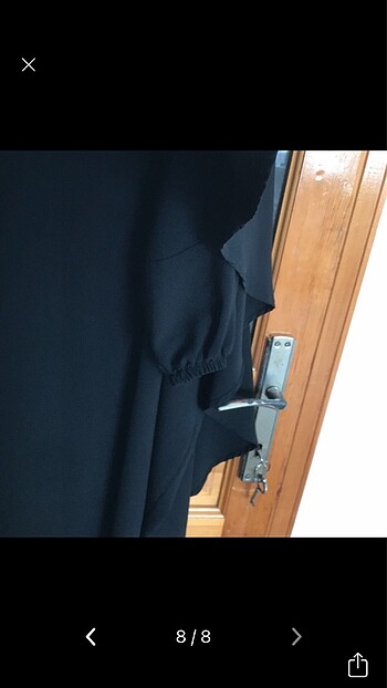 Siyah siham sufle & Evla ferace takım - Görsel 8