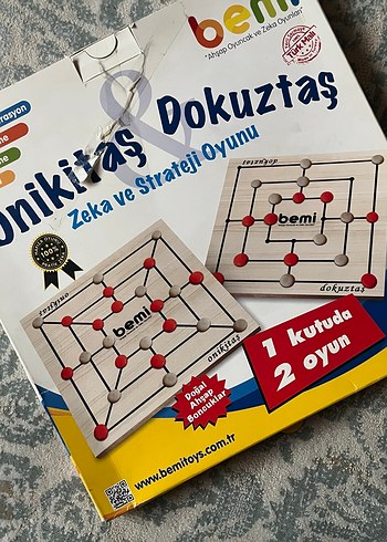Bemi Dokuztaş Onikitaş Zeka ve Strateji Oyunu