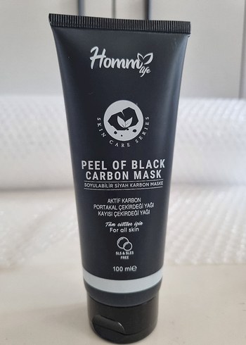 Homn Life Soyulabilir Siyah Karbon Maske 100 ml