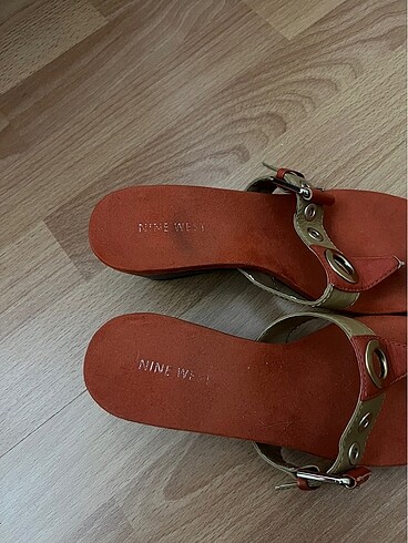 37 Beden vintage nine west dolgu topuk terlik