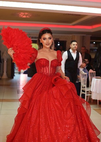 Vagzalli kına elbisesi