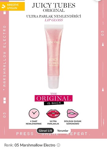 Lancome juicy tubes lip gloss - Görsel 3