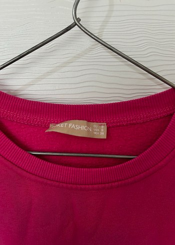 Bordo Auburn Baskılı Kadın Sweatshirt - Görsel 2