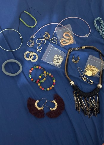 Renkli Boncuklu Bohem Kız Aksesuarları Kavanozu - Görsel 8