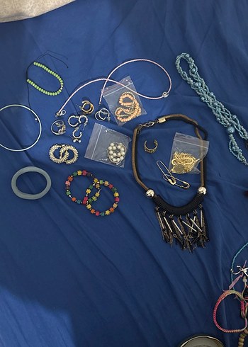 Renkli Boncuklu Bohem Kız Aksesuarları Kavanozu - Görsel 7