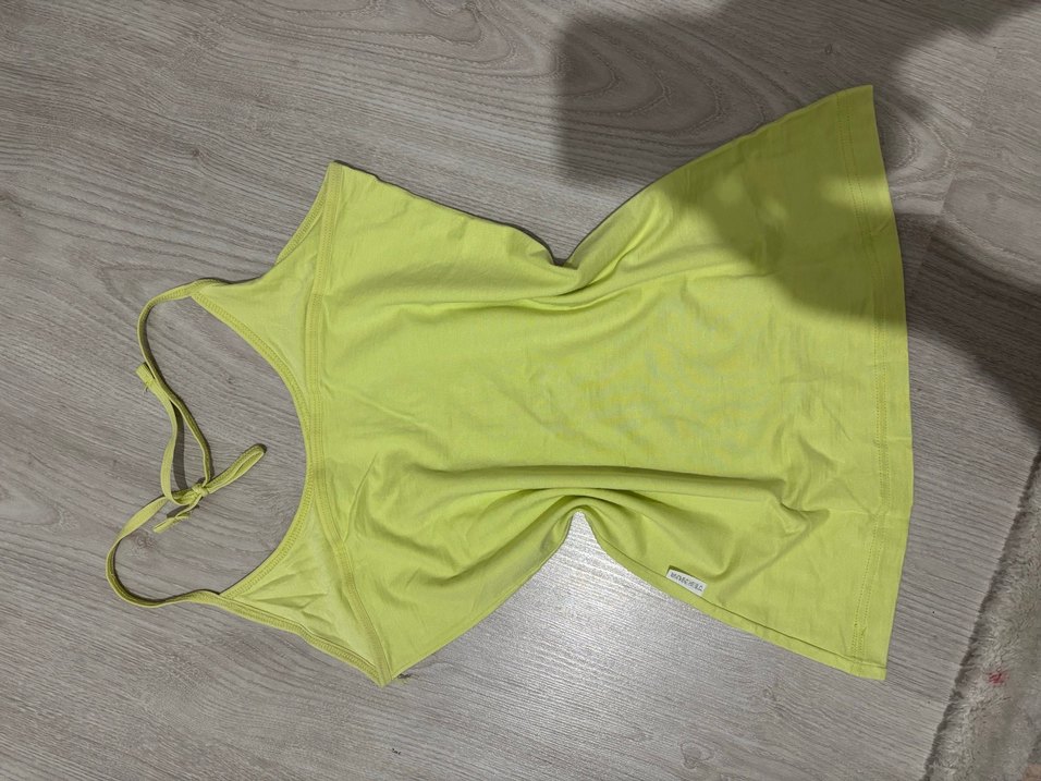 Sarı V Yaka Kadın Atlet - Görsel 2