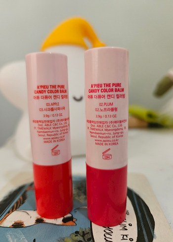 Missha A'pieu Candy Renkli Kırmızı Dudak Balmı - Görsel 2