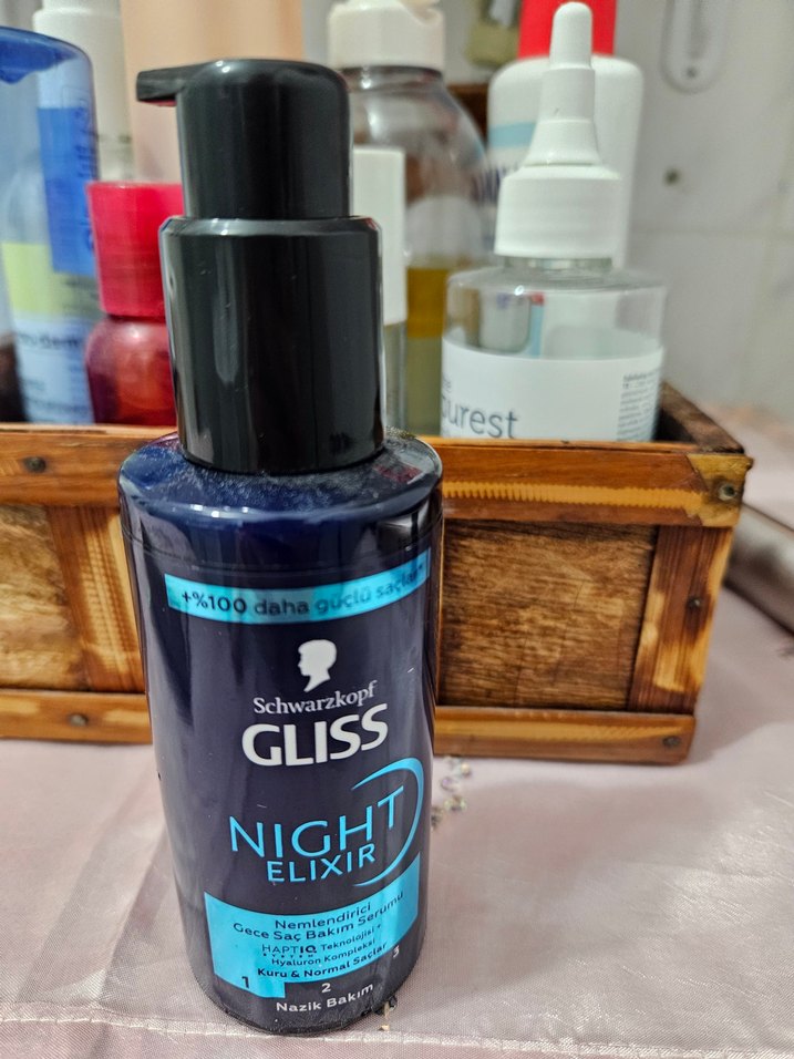 Schwarzkopf Gliss Night Elixir Saç Serumu - Görsel 3