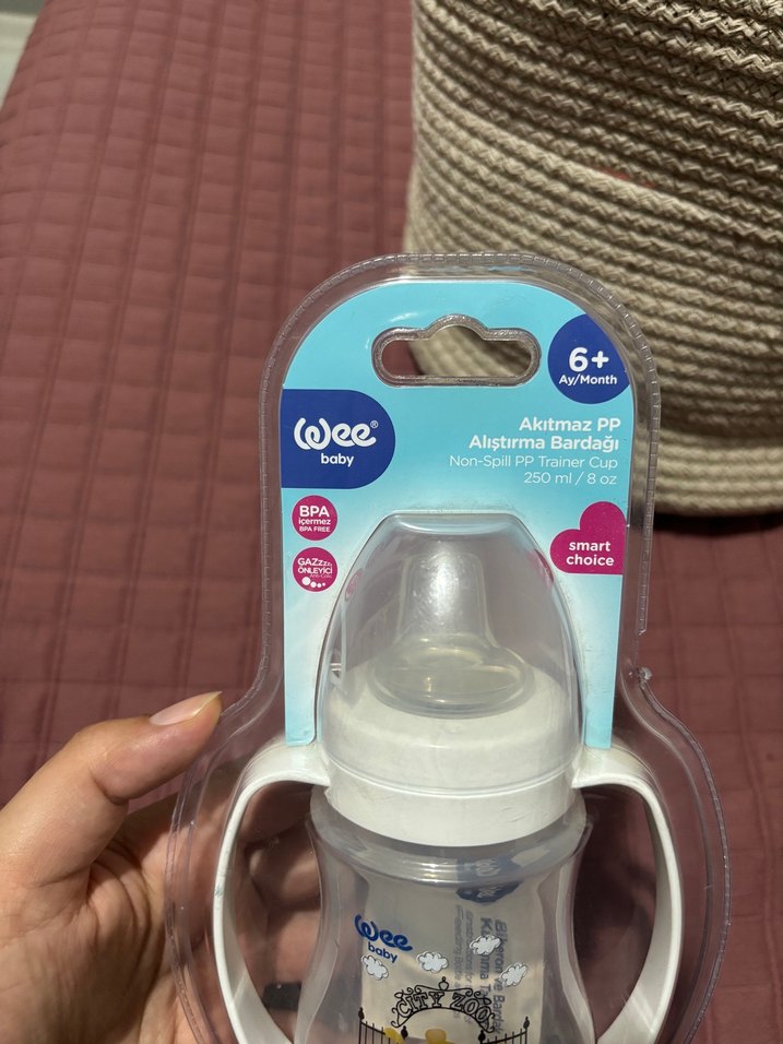 Wee Baby Kaymaz PP Alıştırma Bardağı 250 ml - Görsel 3