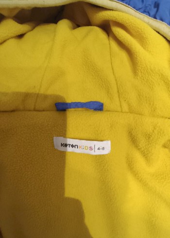 koton Kapüşonlu Mavi Erkek Çocuk Mont - Görsel 4