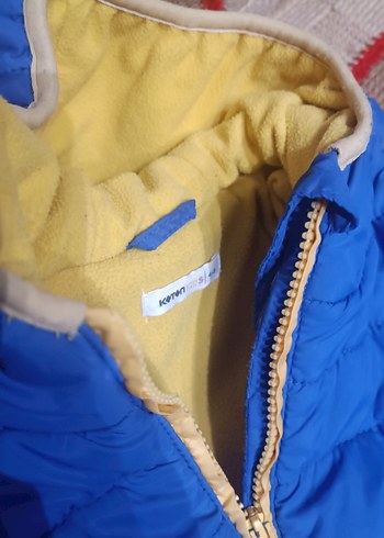 koton Kapüşonlu Mavi Erkek Çocuk Mont - Görsel 9