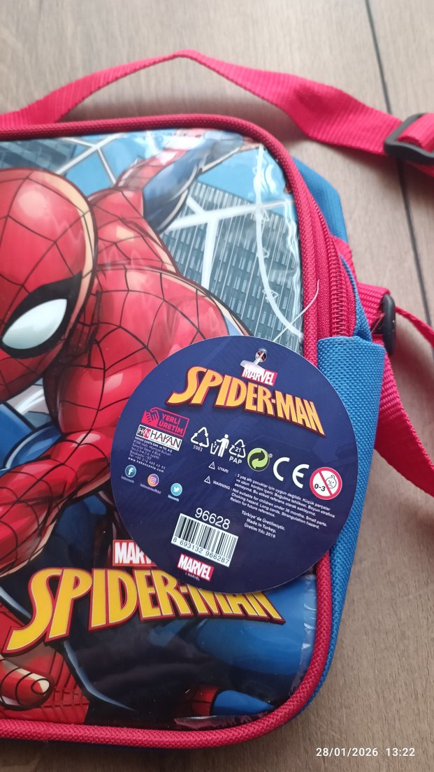 Spiderman erkek Çocuk beslenme çantası - Görsel 3