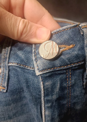 kız çocuk Mavi kot Jean pantolon - Görsel 2