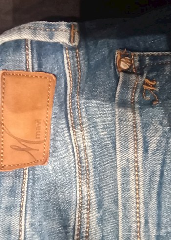 kız çocuk Mavi kot Jean pantolon - Görsel 4