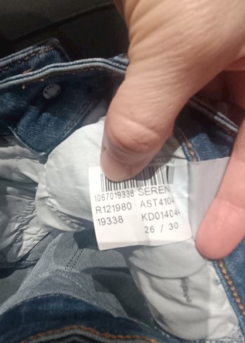 kız çocuk Mavi kot Jean pantolon - Görsel 7