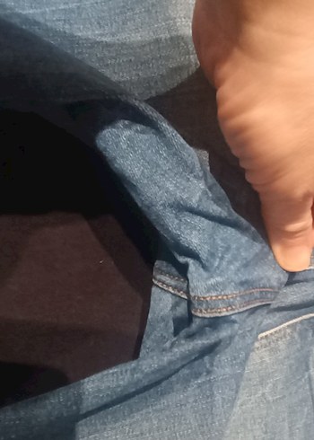 kız çocuk Mavi kot Jean pantolon - Görsel 6