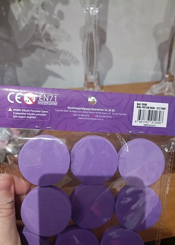 12 Parça Renkli Eva Baskı Seti eğitici etkinlik çocuk - Görsel 3