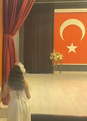 m Beden beyaz Renk Nikah Söz Elbisesi