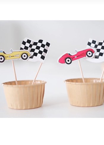 Partifabrik Renkli Yarış Temalı Parti Süsleri - Görsel 3