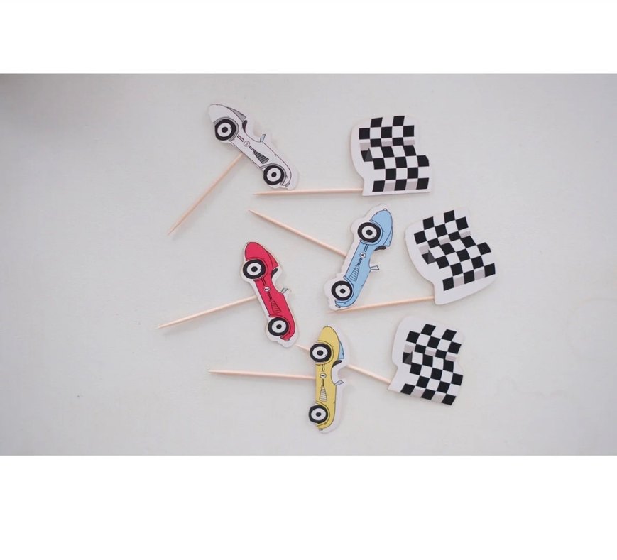 Partifabrik Renkli Yarış Temalı Parti Süsleri - Görsel 4