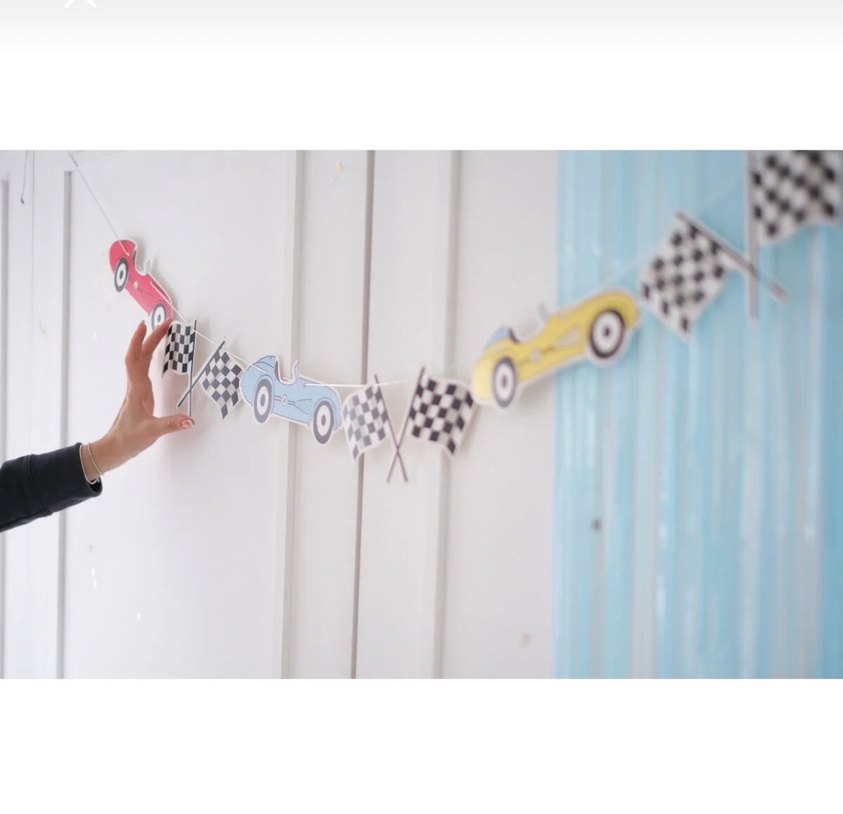 Partifabrik Renkli Yarış Temalı Parti Süsleri - Görsel 2