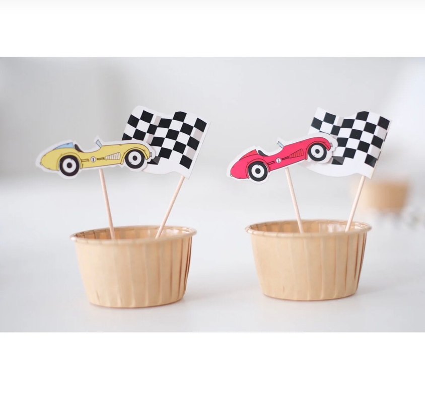 Partifabrik Renkli Yarış Temalı Parti Süsleri - Görsel 3