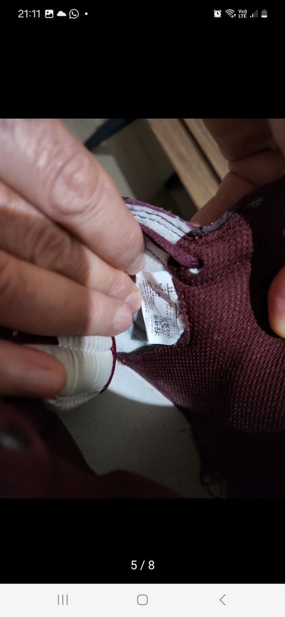 Jordan 1bordeux - Görsel 5