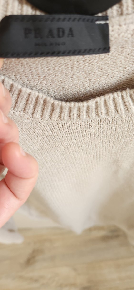 Bej Prada Erkek Rozeti s beden - Görsel 3