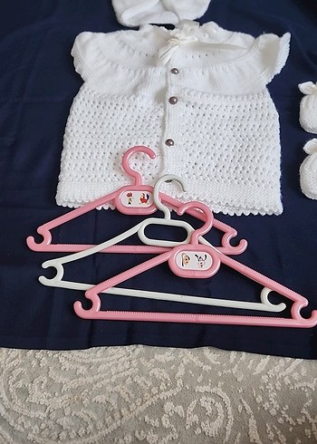 3 bebek takımı 1 yas sıfır ürün askilar hediye - Görsel 7