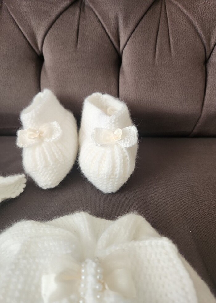 3 bebek takımı 1 yas sıfır ürün askilar hediye - Görsel 5