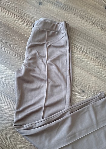 Bej Kadın  Kumaş Pantolon - Görsel 5